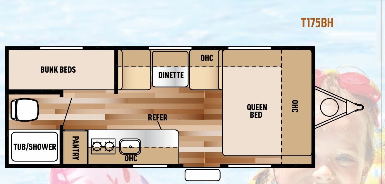 View 2015 Forest River Wildwood X-Lite T175BH complete specs and manufacturer brochures