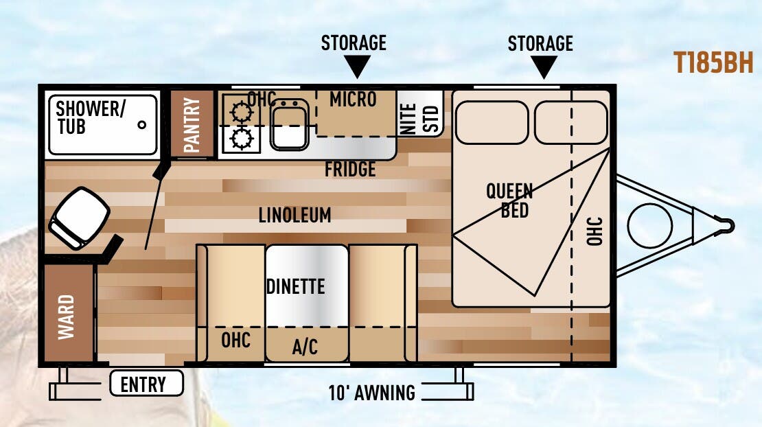 View 2015 Forest River Wildwood X-Lite T185BH complete specs and manufacturer brochures
