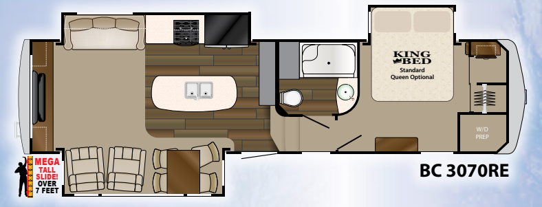 View 2015 Heartland Big Country 3070RE complete specs and manufacturer brochures