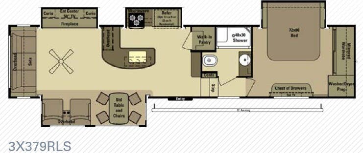 View 2015 Highland Ridge Open Range 3X 3X379RLS complete specs and manufacturer brochures