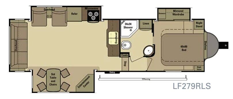 View 2015 Highland Ridge Open Range Light LF279RLS complete specs and manufacturer brochures