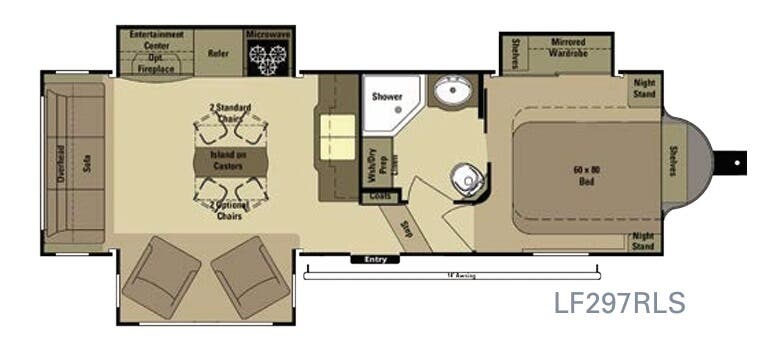 View 2015 Highland Ridge Open Range Light LF297RLS complete specs and manufacturer brochures