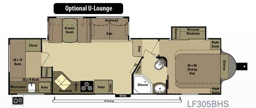 View 2015 Highland Ridge Open Range Light LF305BHS complete specs and manufacturer brochures