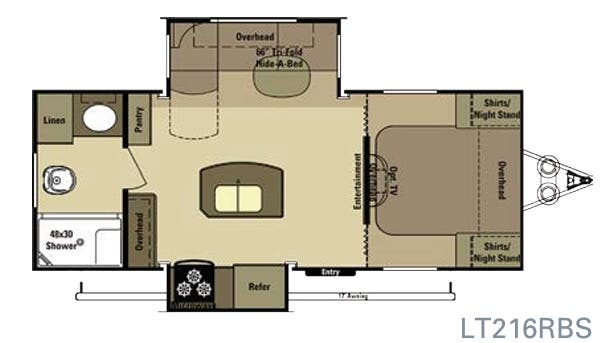 View 2015 Highland Ridge Open Range Light LT216RBS complete specs and manufacturer brochures