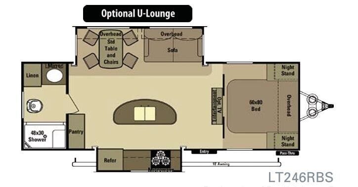 View 2015 Highland Ridge Open Range Light LT246RBS complete specs and manufacturer brochures