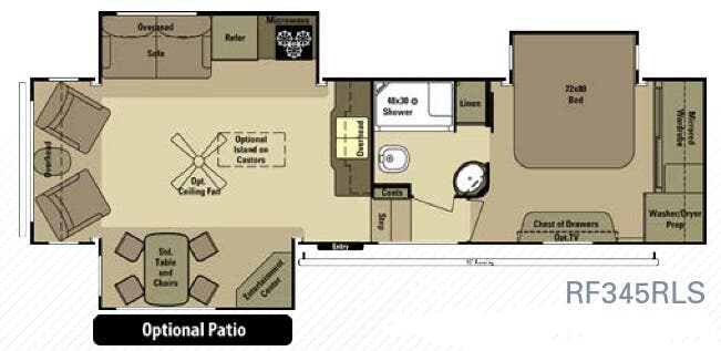 View 2015 Highland Ridge Open Range Roamer RF345RLS complete specs and manufacturer brochures