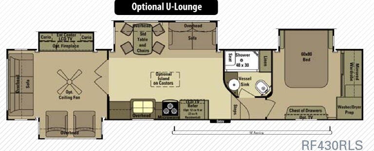 View 2015 Highland Ridge Open Range Roamer RF430RLS complete specs and manufacturer brochures