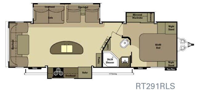 View 2015 Highland Ridge Open Range Roamer RT291RLS complete specs and manufacturer brochures