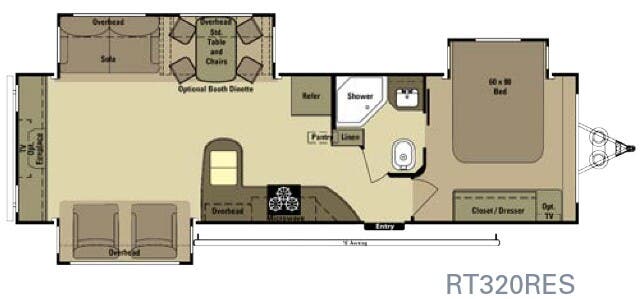 View 2015 Highland Ridge Open Range Roamer RT320RES complete specs and manufacturer brochures