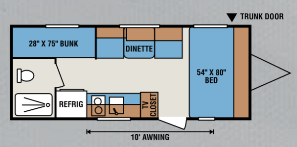 View 2015 K-Z Spree Escape E19BH complete specs and manufacturer brochures