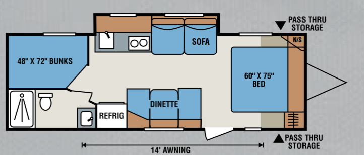 View 2015 K-Z Spree Escape E250S complete specs and manufacturer brochures