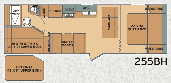 View 2015 Shasta Flyte 255BH complete specs and manufacturer brochures