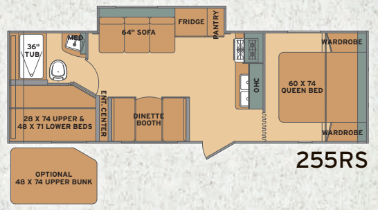 View 2015 Shasta Flyte 255RS complete specs and manufacturer brochures