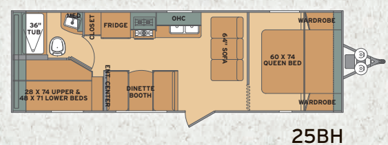 View 2015 Shasta Oasis 25BH complete specs and manufacturer brochures