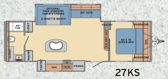 View 2015 Shasta Revere 27KS complete specs and manufacturer brochures