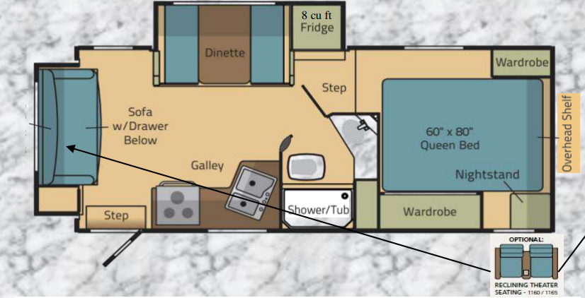 View 2016 Adventurer Eagle Cap 1160 complete specs and manufacturer brochures
