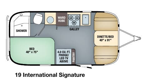 View 2016 Airstream International 19 complete specs and manufacturer brochures