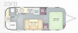 View 2016 Airstream International Serenity 23FB complete specs and manufacturer brochures