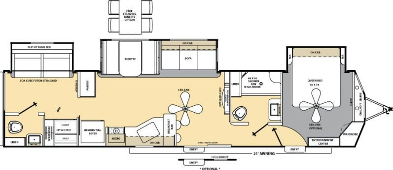 View 2016 Coachmen Catalina Destination 40TSWD complete specs and manufacturer brochures