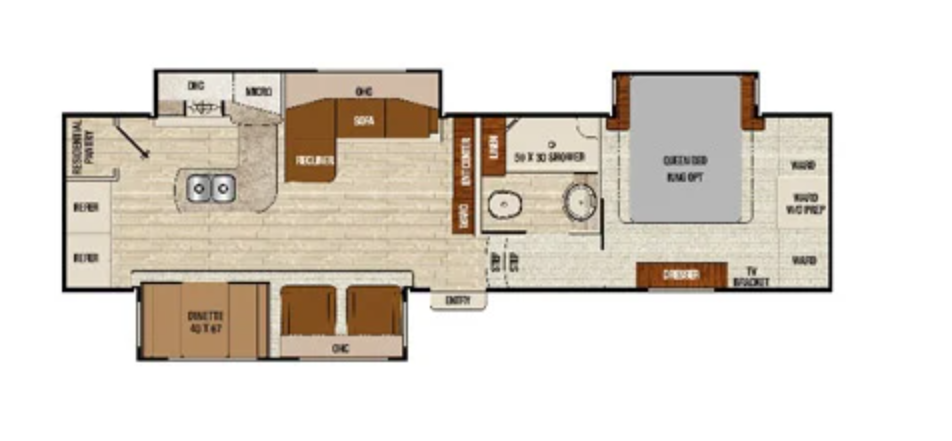 View 2016 Coachmen Chaparral 324 TSRK complete specs and manufacturer brochures