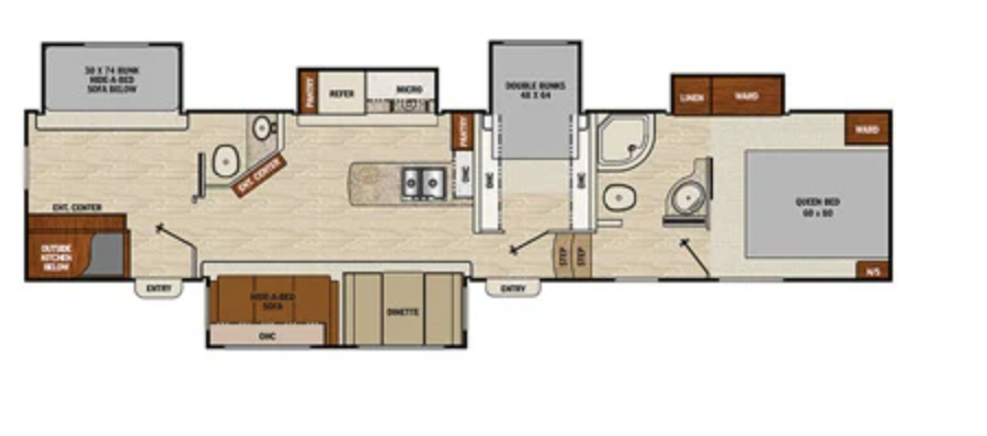 View 2016 Coachmen Chaparral 371 MBRB complete specs and manufacturer brochures