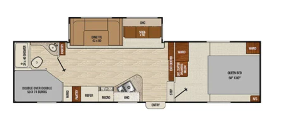 View 2016 Coachmen Chaparral X-Lite 28 BHS complete specs and manufacturer brochures