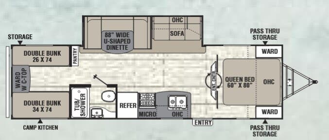 View 2016 Coachmen Freedom Express Liberty Edition 292 BHDSLE complete specs and manufacturer brochures