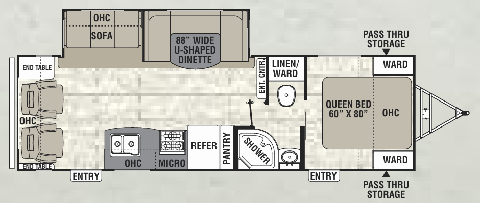 View 2016 Coachmen Freedom Express Maple Leaf Edition 281 RLDSLE complete specs and manufacturer brochures