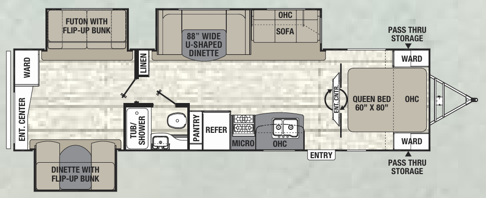 View 2016 Coachmen Freedom Express Maple Leaf Edition 312 BHDSLE complete specs and manufacturer brochures
