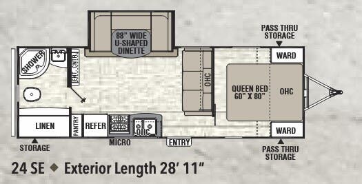 View 2016 Coachmen Freedom Express Select 24 SE complete specs and manufacturer brochures