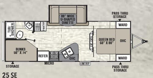View 2016 Coachmen Freedom Express Select 25 SE complete specs and manufacturer brochures