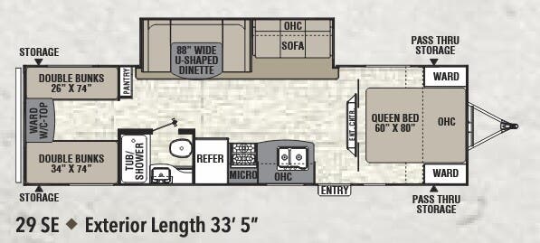 View 2016 Coachmen Freedom Express Select 29 SE complete specs and manufacturer brochures