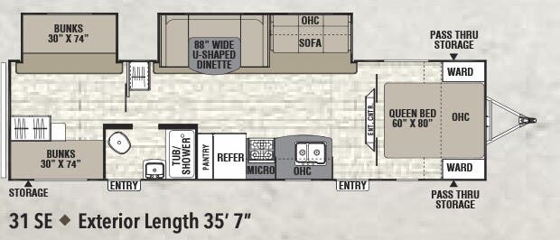 View 2016 Coachmen Freedom Express Select 31 SE complete specs and manufacturer brochures