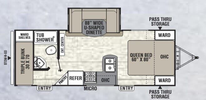 View 2016 Coachmen Freedom Express Ultra Lite 229 TBS complete specs and manufacturer brochures