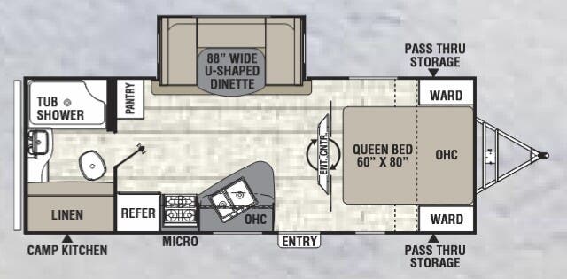 View 2016 Coachmen Freedom Express Ultra Lite 231 RBDS complete specs and manufacturer brochures