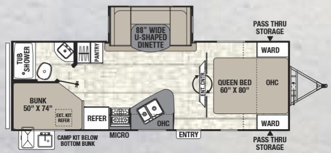 View 2016 Coachmen Freedom Express Ultra Lite 257 BHS complete specs and manufacturer brochures