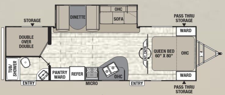 View 2016 Coachmen Freedom Express Ultra Lite 282 BHDS complete specs and manufacturer brochures