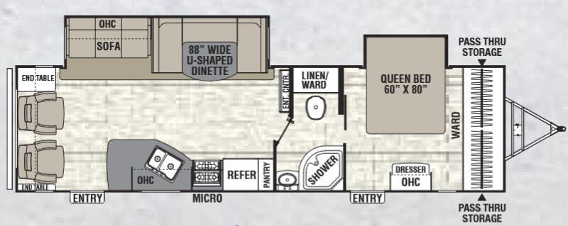 View 2016 Coachmen Freedom Express Ultra Lite 297 RLDS complete specs and manufacturer brochures