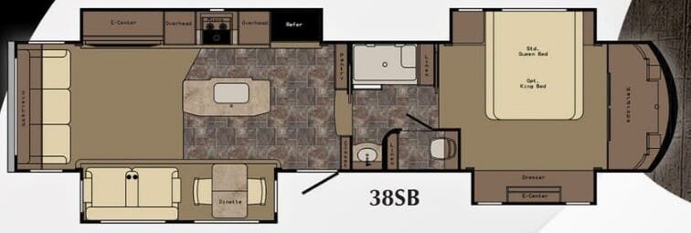 View 2016 CrossRoads Carriage 38SB complete specs and manufacturer brochures