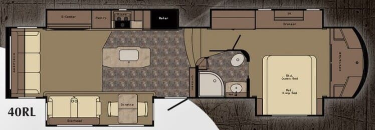 View 2016 CrossRoads Carriage 40RL complete specs and manufacturer brochures