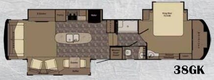 View 2016 CrossRoads Redwood 38GK complete specs and manufacturer brochures