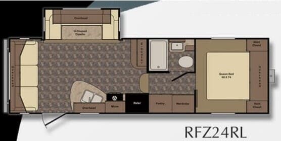 View 2016 CrossRoads Rezerve RFZ24Rl complete specs and manufacturer brochures