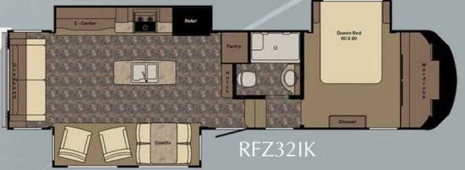 View 2016 CrossRoads Rezerve RFZ32IK complete specs and manufacturer brochures