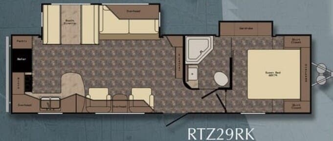 View 2016 CrossRoads Rezerve RTZ29RK complete specs and manufacturer brochures