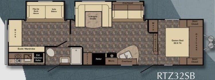 View 2016 CrossRoads Rezerve RTZ32SB complete specs and manufacturer brochures