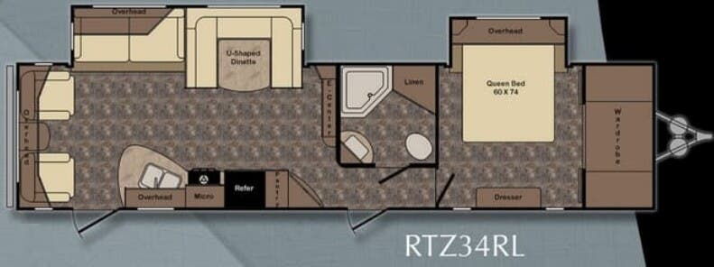 View 2016 CrossRoads Rezerve RTZ34RL complete specs and manufacturer brochures
