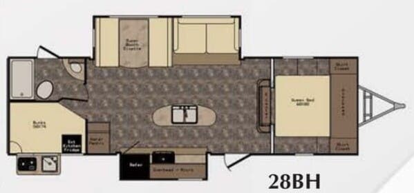 View 2016 CrossRoads Sunset Trail Grand Reserve 28BH complete specs and manufacturer brochures