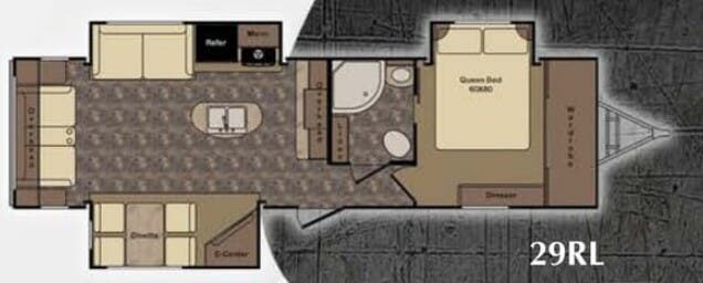 View 2016 CrossRoads Sunset Trail Grand Reserve 29RL complete specs and manufacturer brochures