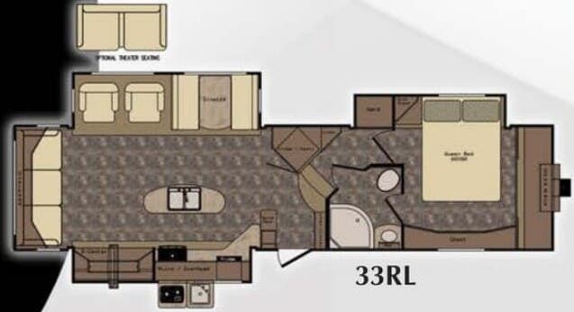 View 2016 CrossRoads Sunset Trail Grand Reserve SF33RL complete specs and manufacturer brochures