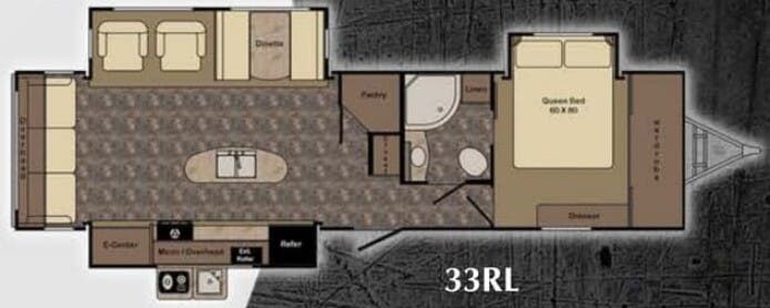 View 2016 CrossRoads Sunset Trail Grand Reserve ST33RL complete specs and manufacturer brochures
